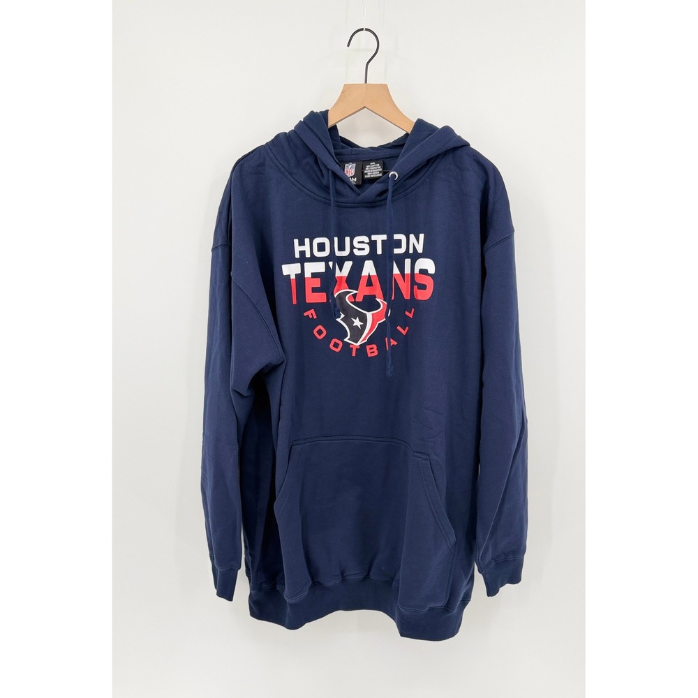NFL Houston Texans Fleece Sweatshirt Hoodie NWT Mens 3XL Sportswear Football